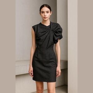 Number (N)ine by Takahiro Miyashita Vintage Japanese Avant Garde Denim Dress 38